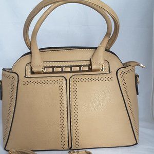 FAUX LEATHER CROSSBODY PURSE